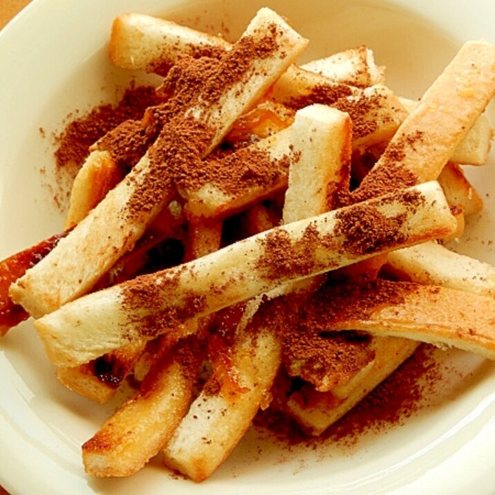 5 6分 食パンの耳で 簡単な手作り おやつ レシピ 作り方 By ジョン リーバス 楽天レシピ 5 6分 食パンの耳で 簡単な手作り おやつ レシピ 作り方 By ジョン リーバス 楽天レシピ